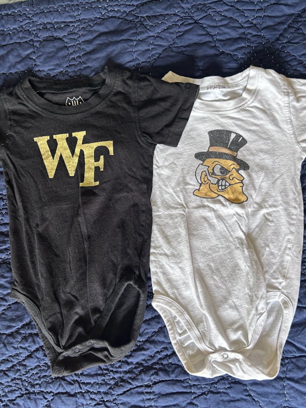 Wake Forest University Infant Bodysuit 2 Pack